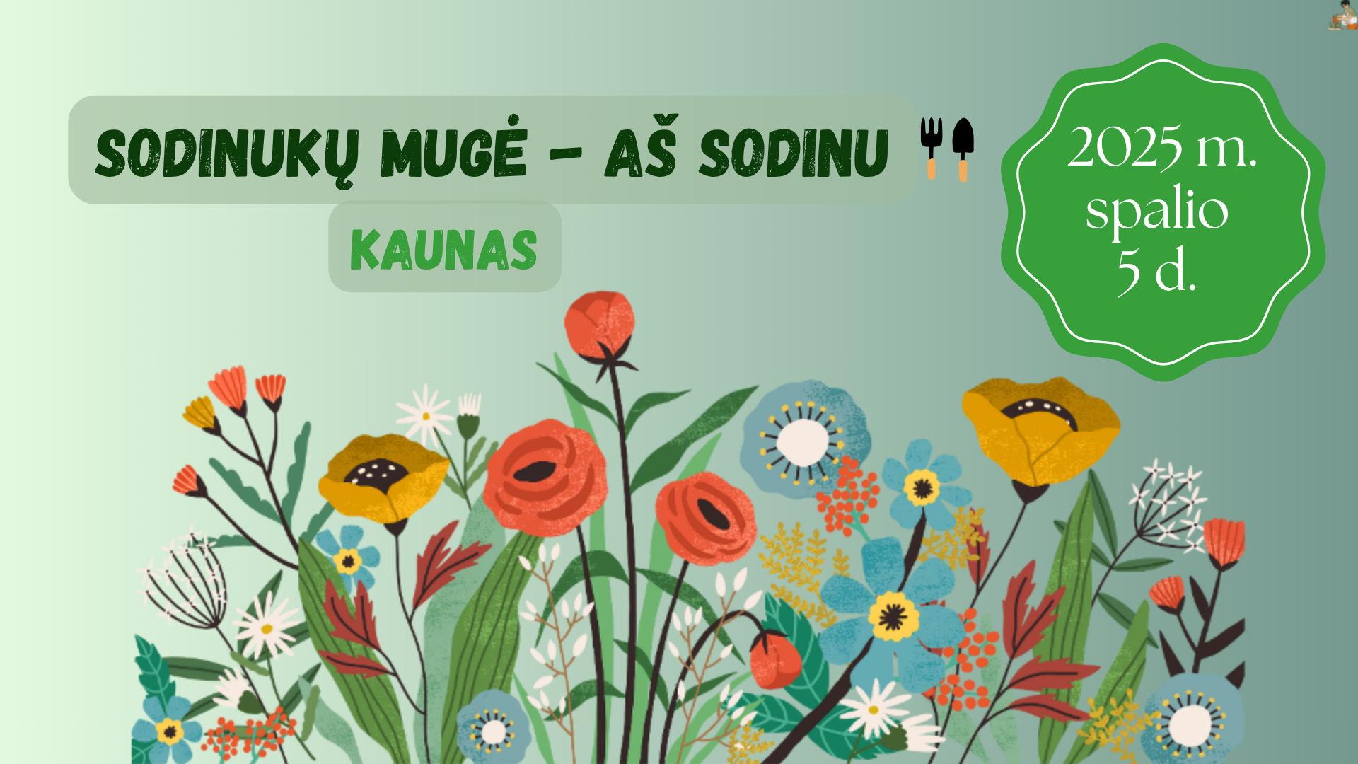 ,,Aš sodinu'' - Kaunas 2025 (RUDUO)