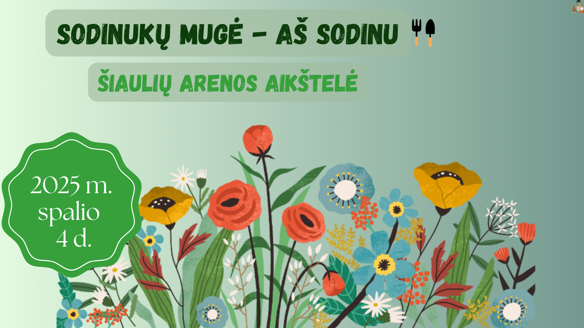 ,,Aš sodinu'' - Šiauliai 2025 (RUDUO)
